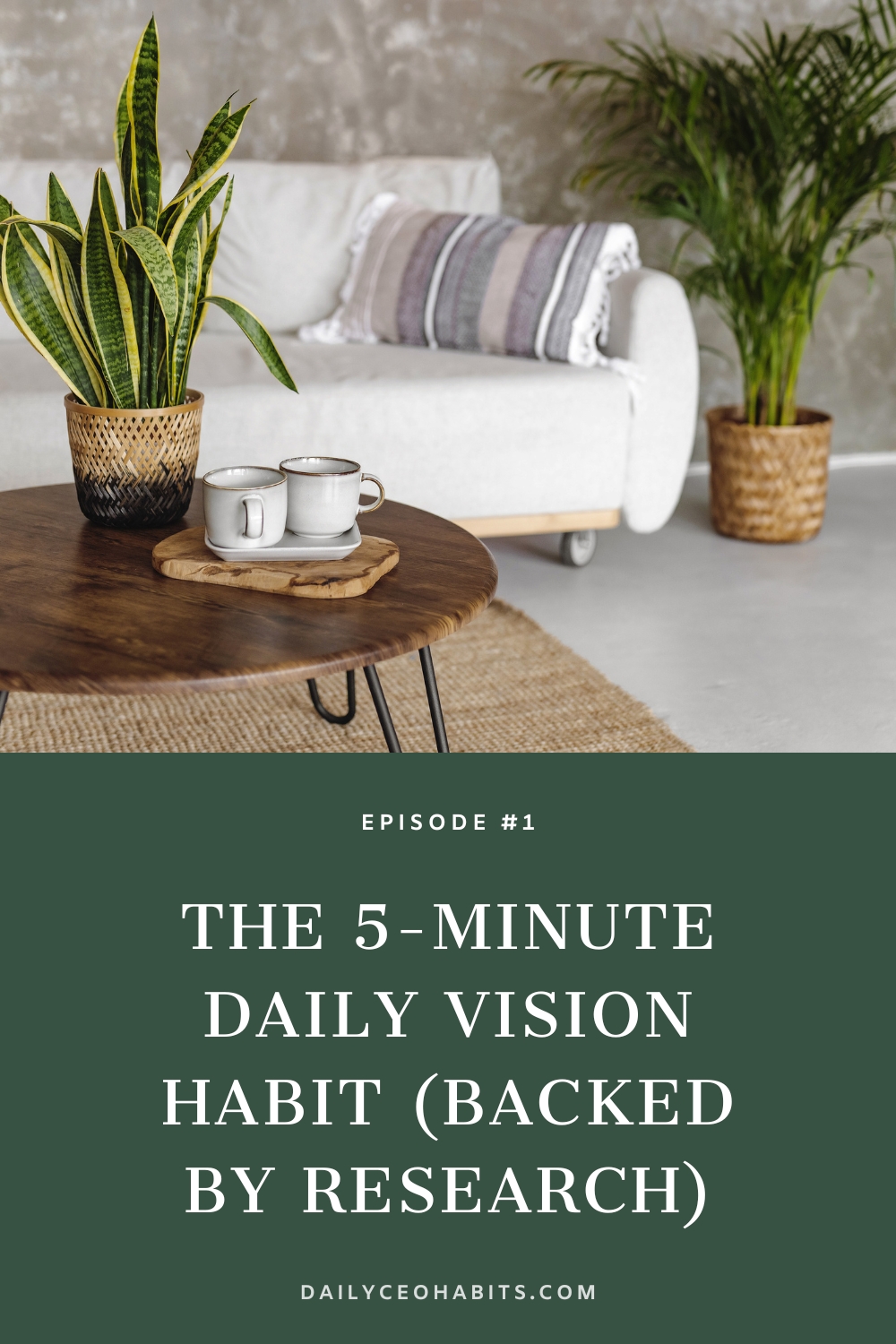 Daily CEO Habits - Episode 1 - 5 Minute Daily Vision Habit